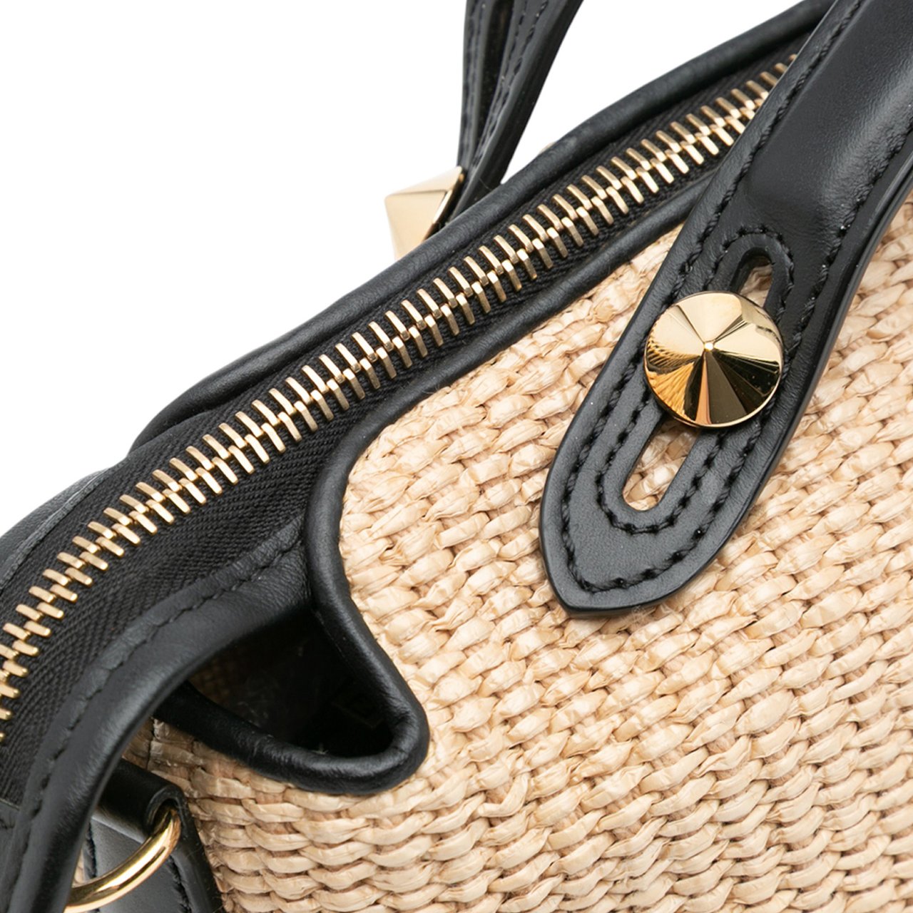 Fendi Medium Raffia By The Way Satchel Bruin