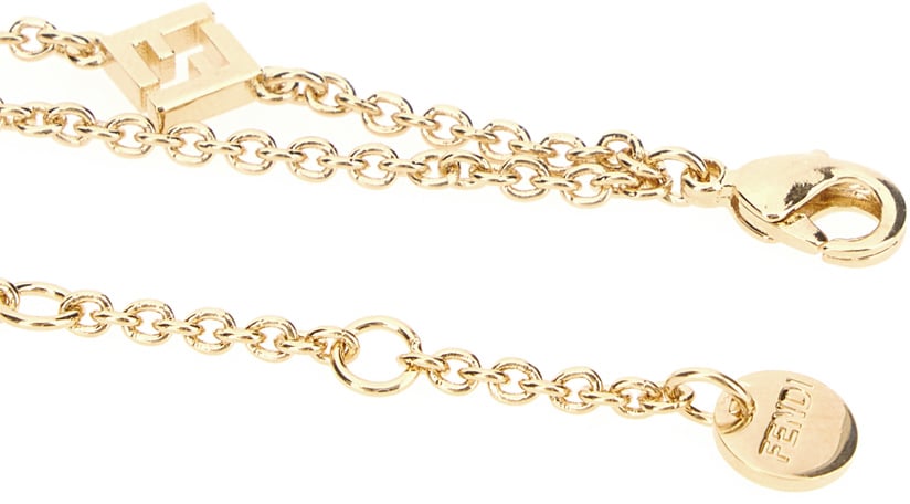 Fendi Fendi Gold bronze Forever bracelet Goud