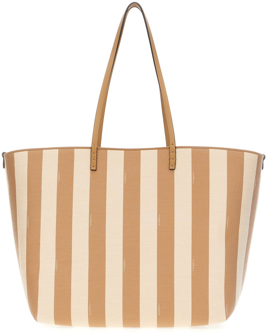 Fendi Fendi Embroidered canvas reversible large Roll shopping bag Divers