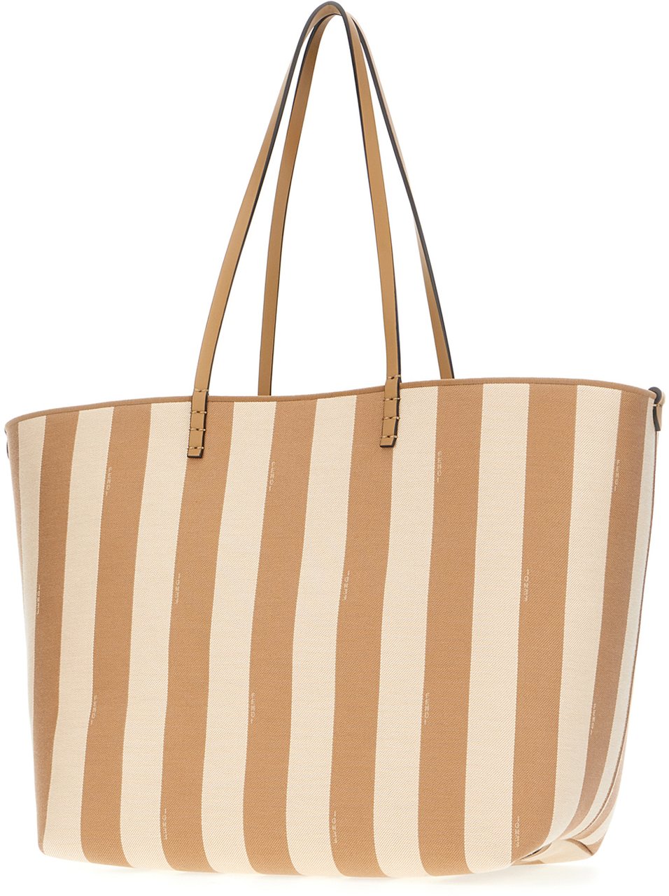 Fendi Fendi Embroidered canvas reversible large Roll shopping bag Divers