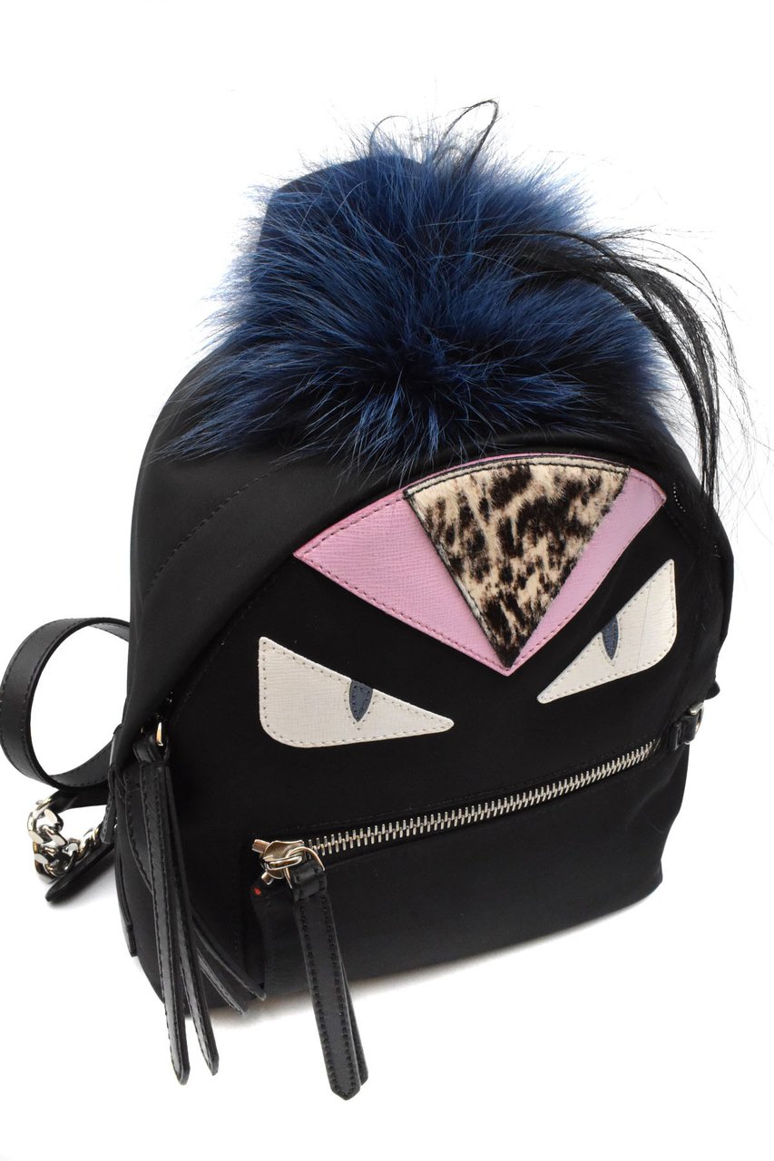 Fendi Backpacks Black Zwart