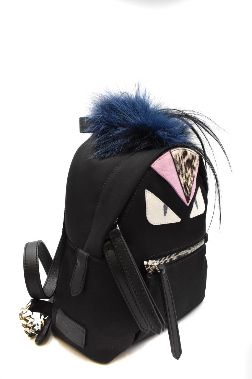 Fendi Backpacks Black Zwart