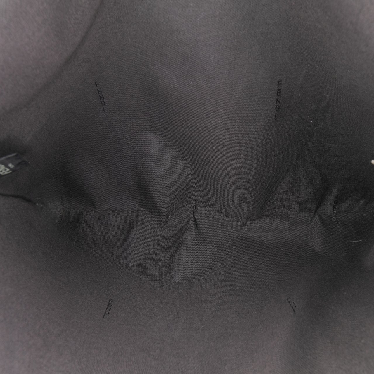 Fendi Shearling Logo Flat Pouch Bruin