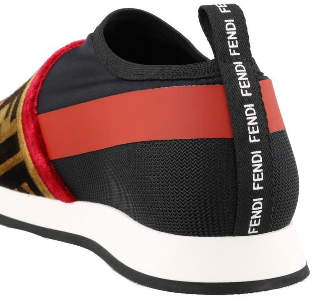 Fendi Fendi Logo Sneakers Zwart