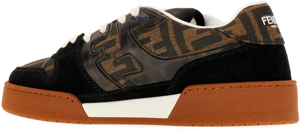 Fendi Fendi Two-tone fabric Match sneakers Divers