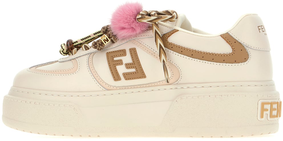 Fendi Fendi Multicolor leather Match sneakers Divers