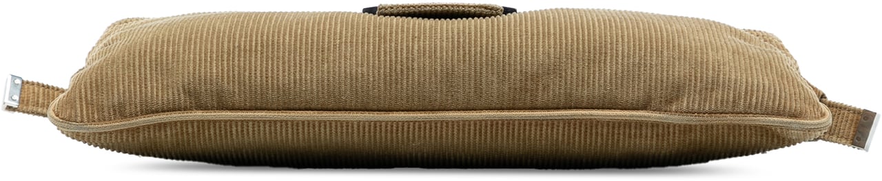 Fendi Corduroy Baguette Pochette Bruin
