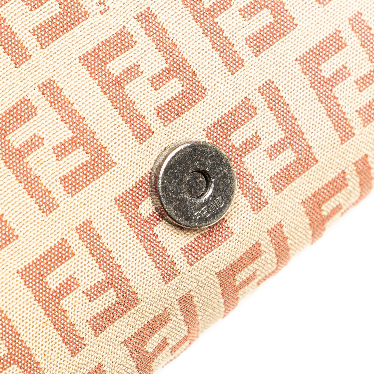 Fendi Zucchino Canvas Crossbody Bruin
