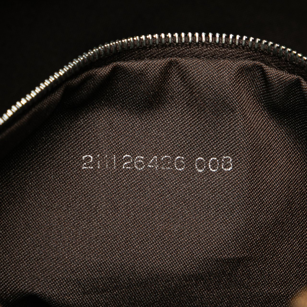 Fendi Zucca Canvas Double Flap Shoulder Bag Bruin