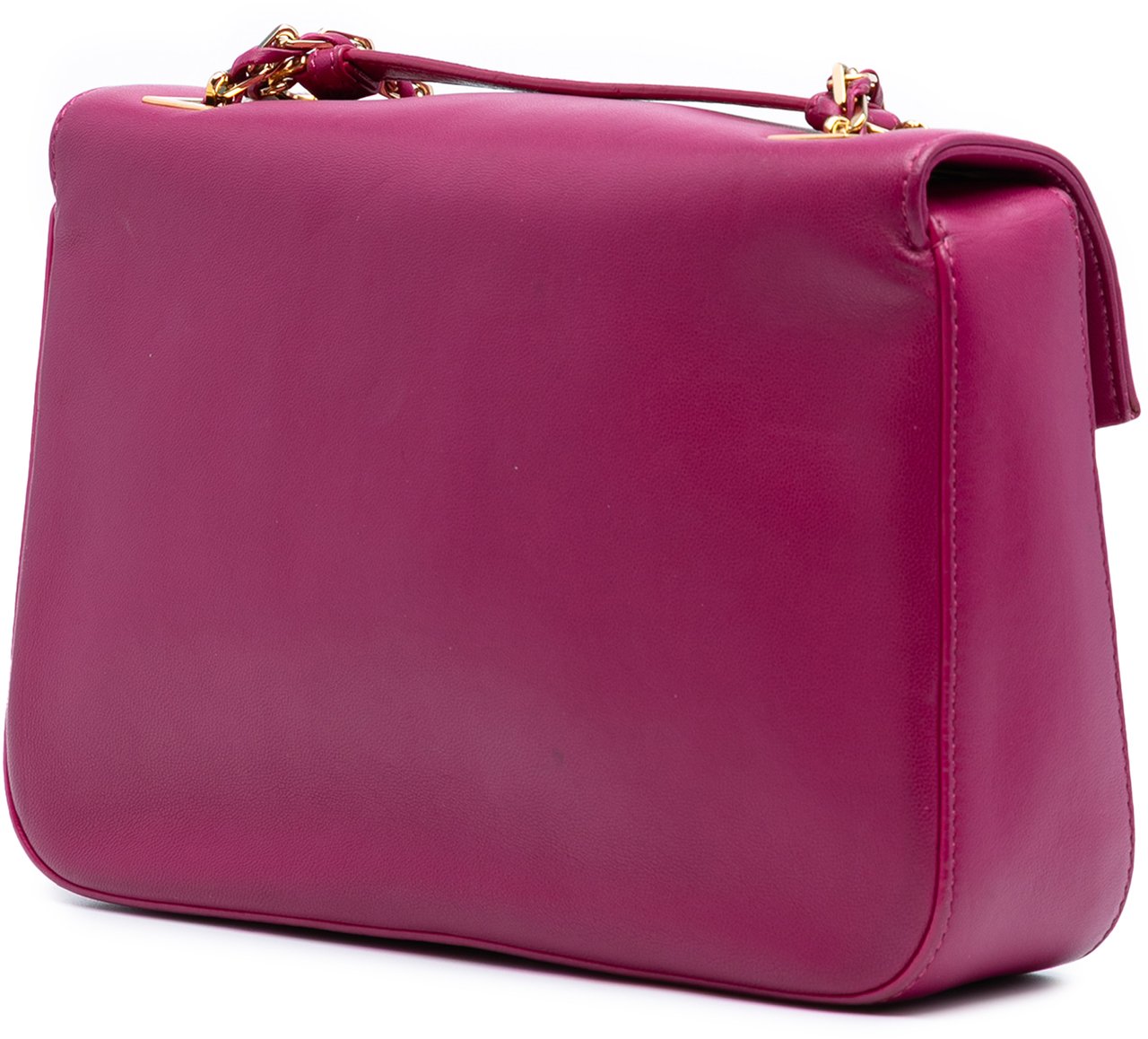 Fendi Nappa Be Baguette Crossbody Roze