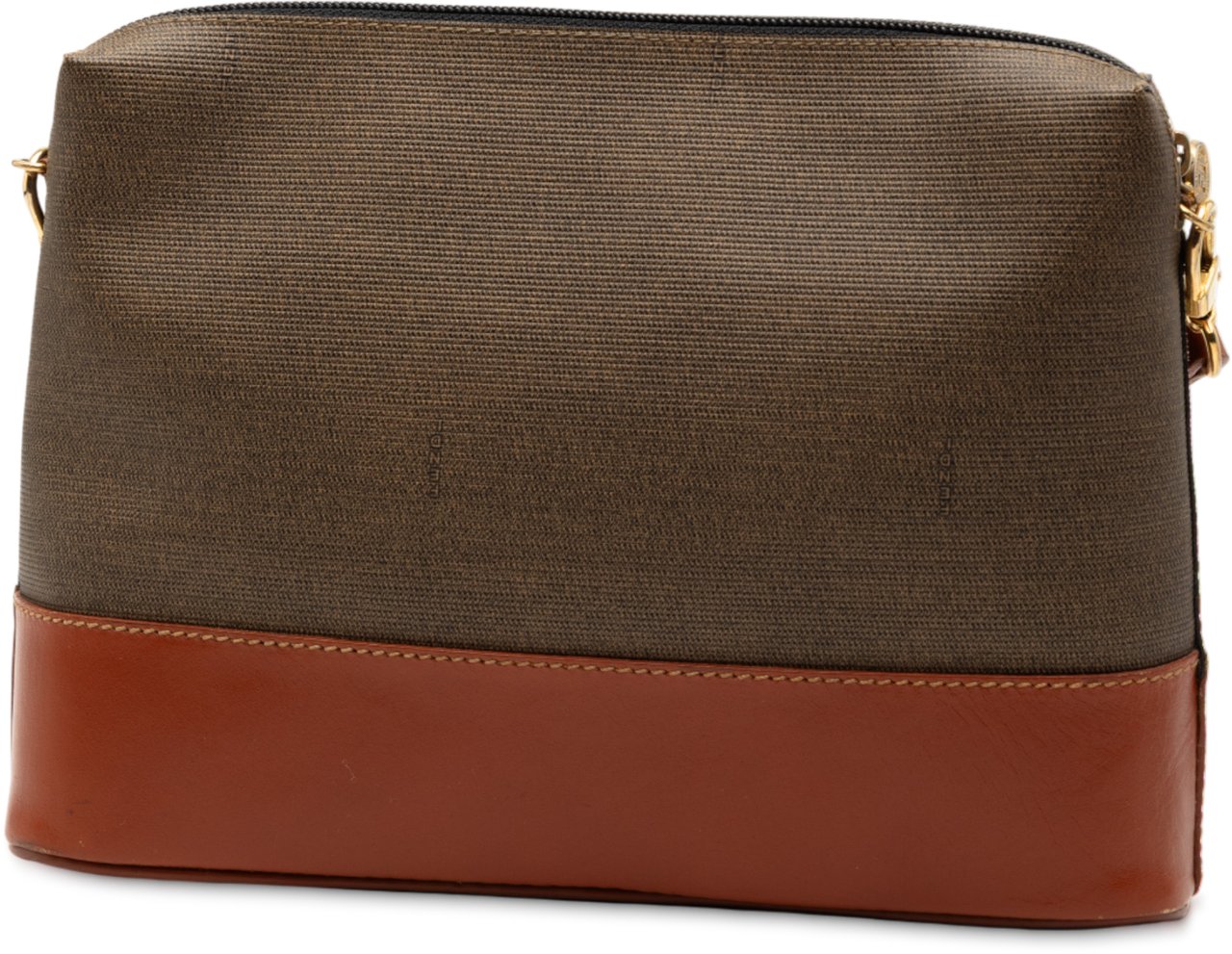 Fendi Coated Canvas Crossbody Bruin