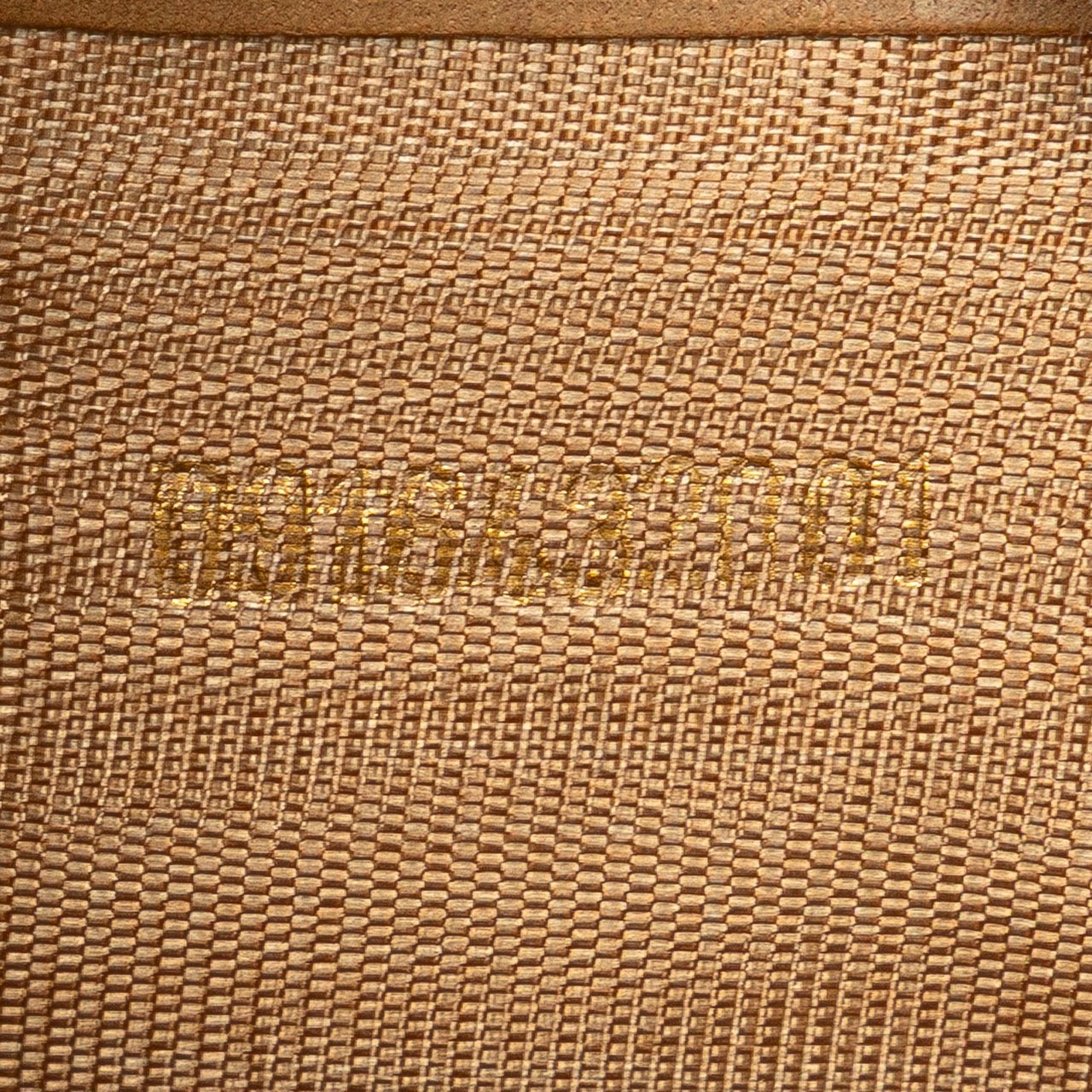 Fendi Zucca Felt Handbag Bruin