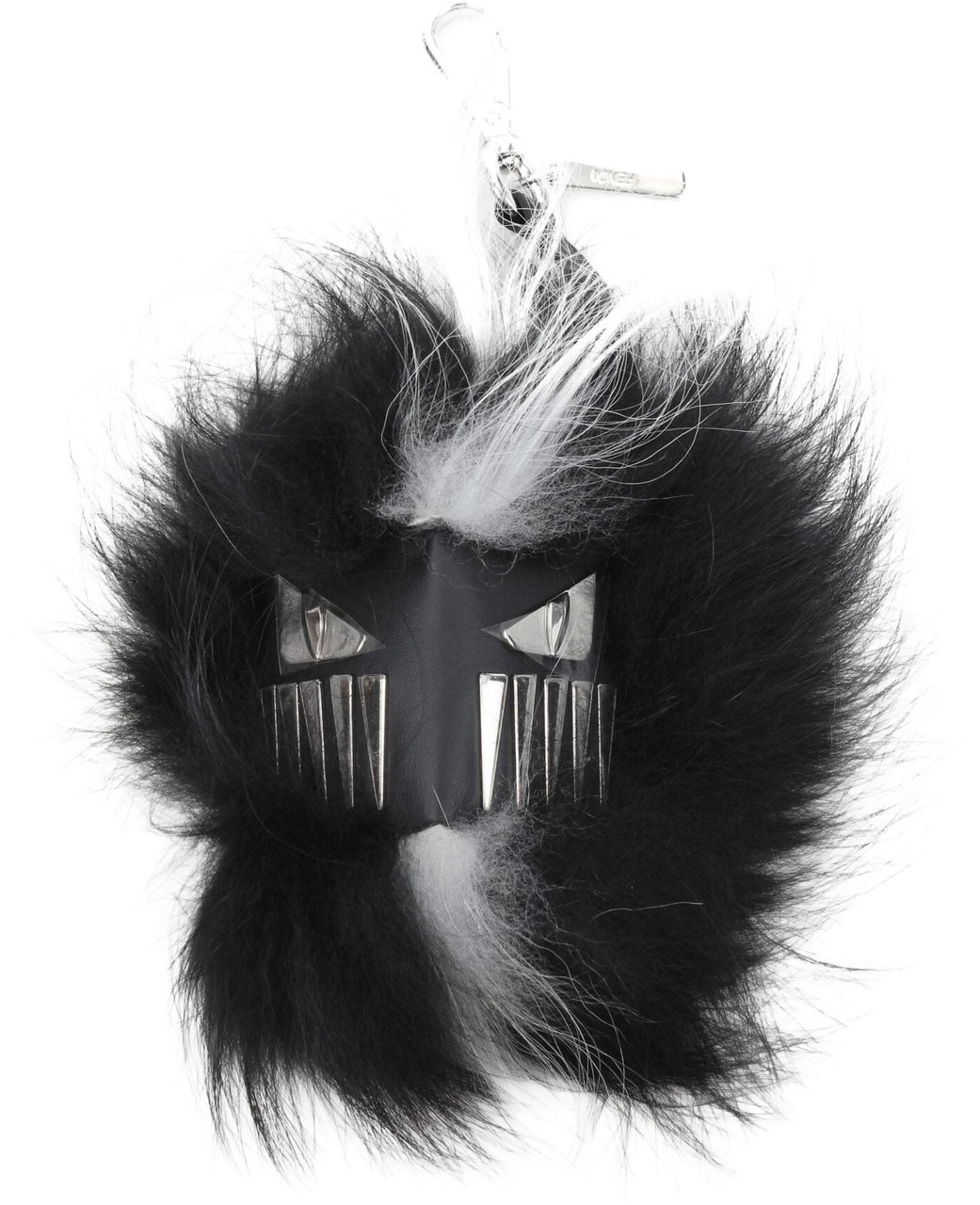 Fendi Black Fur Necklace Zwart