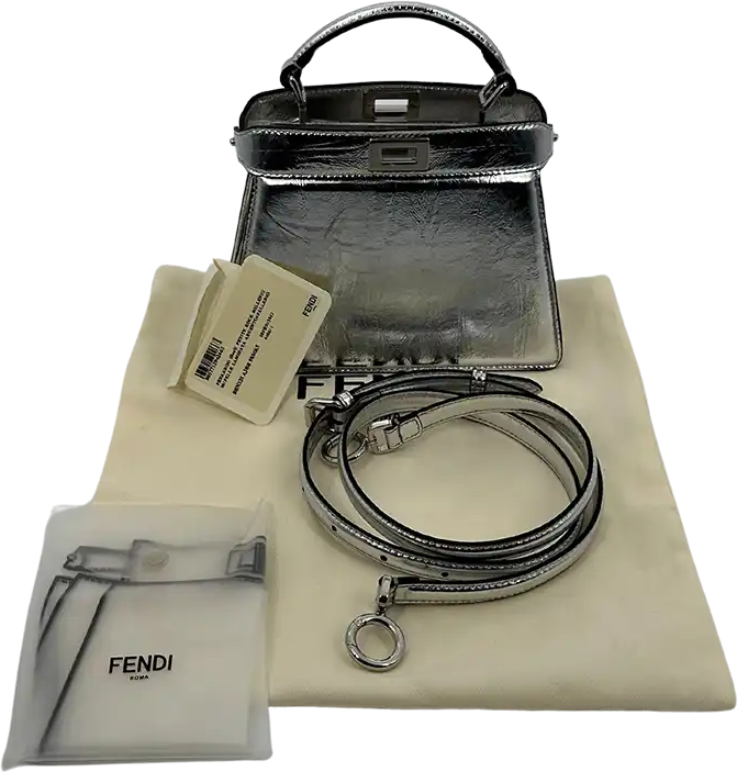 Fendi Fendi by Marc Jacobs Peekaboo ISeeU Petite silver / unworn Zilver