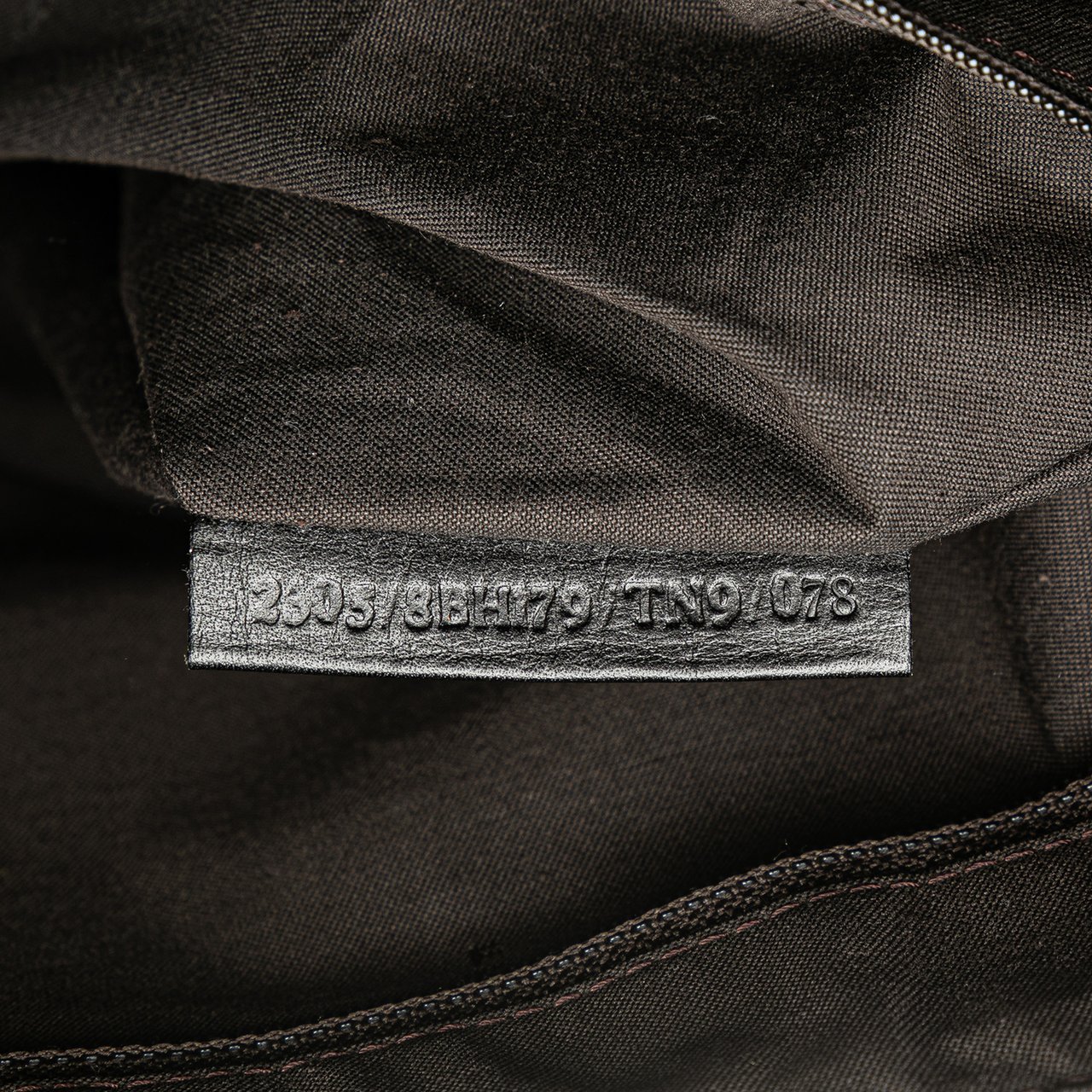 Fendi Zucchino Canvas Handbag Zwart