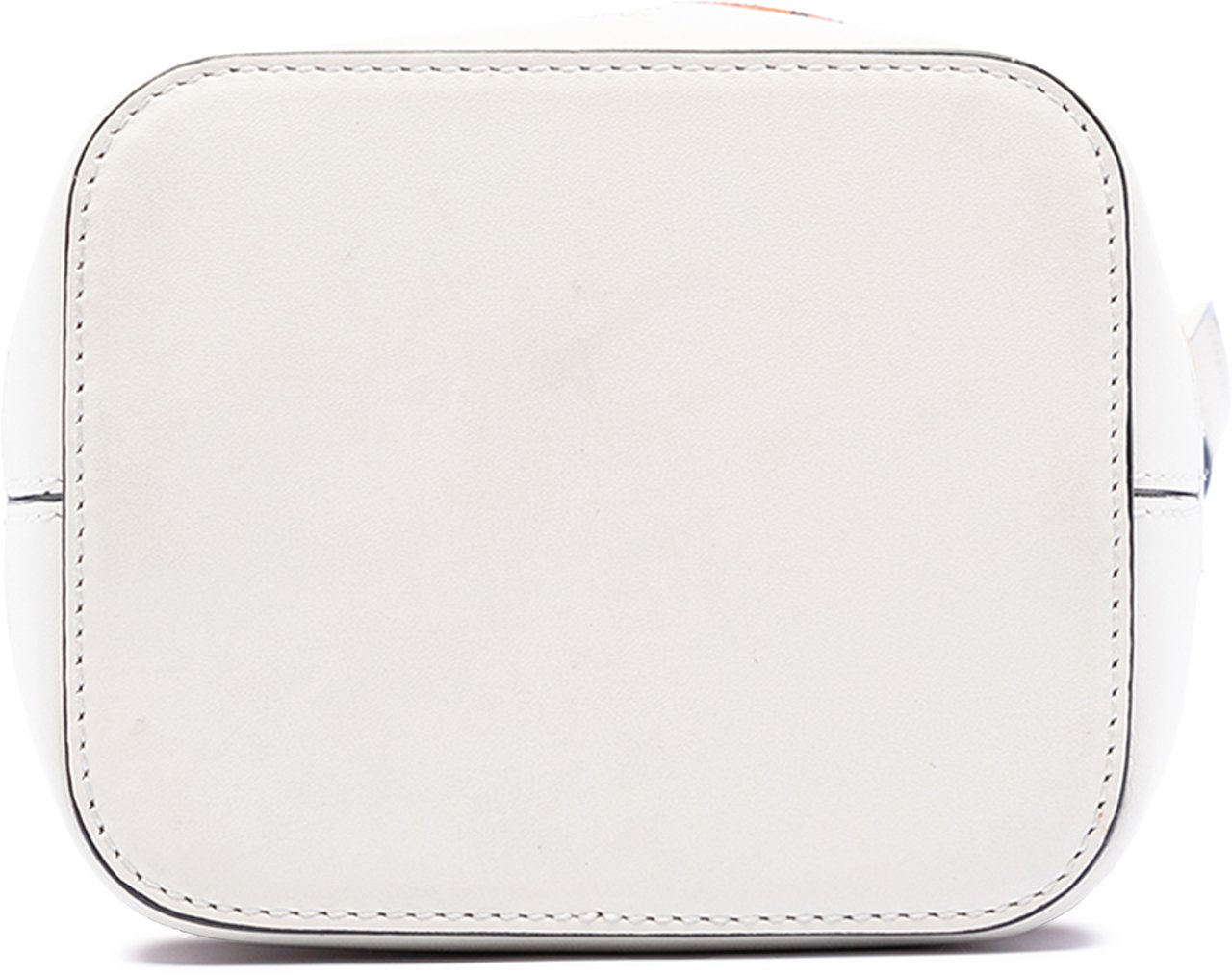 Fendi Mini Zucca Suede Mon Tresor Bucket Bag Oranje