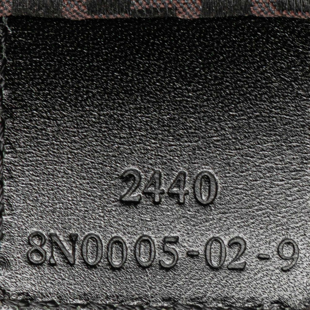Fendi Zucchino Canvas Handbag Bruin