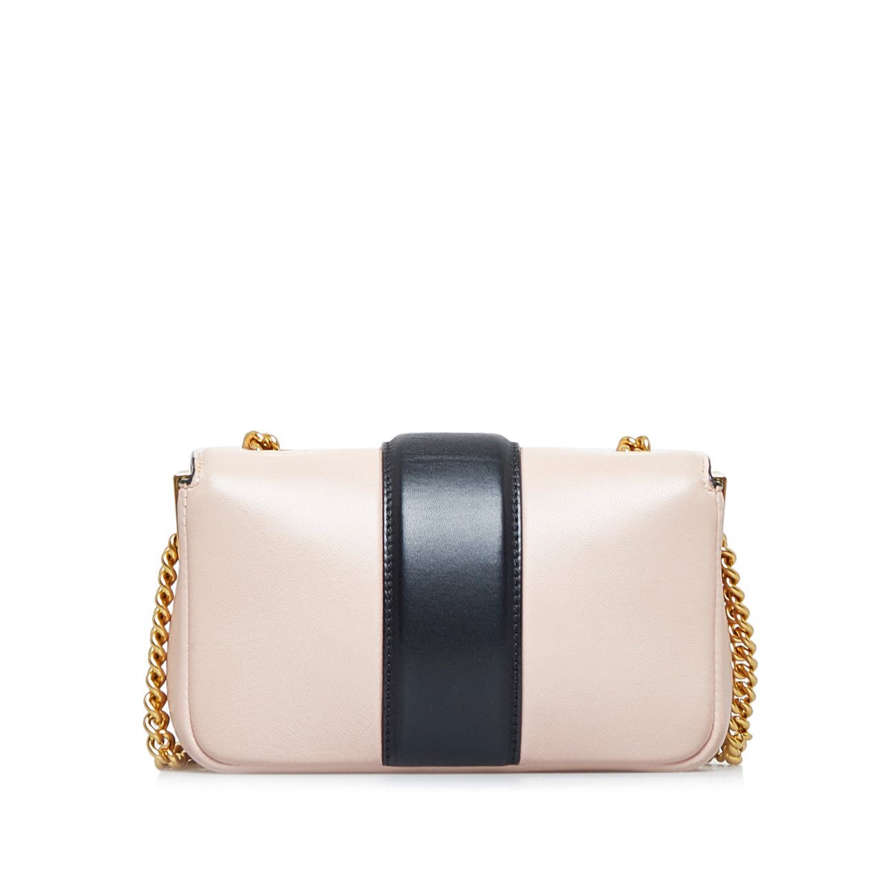 Fendi Mini Baguette Chain Roze