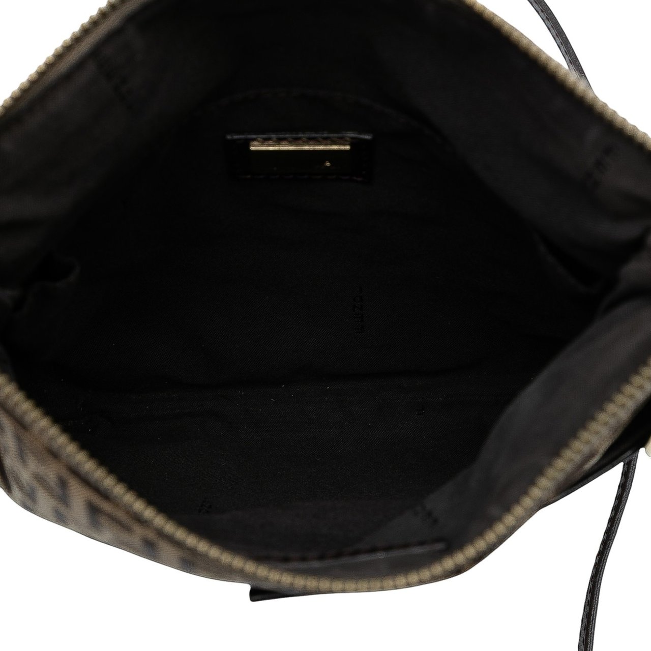 Fendi Zucchino Canvas Forever Crossbody Bruin