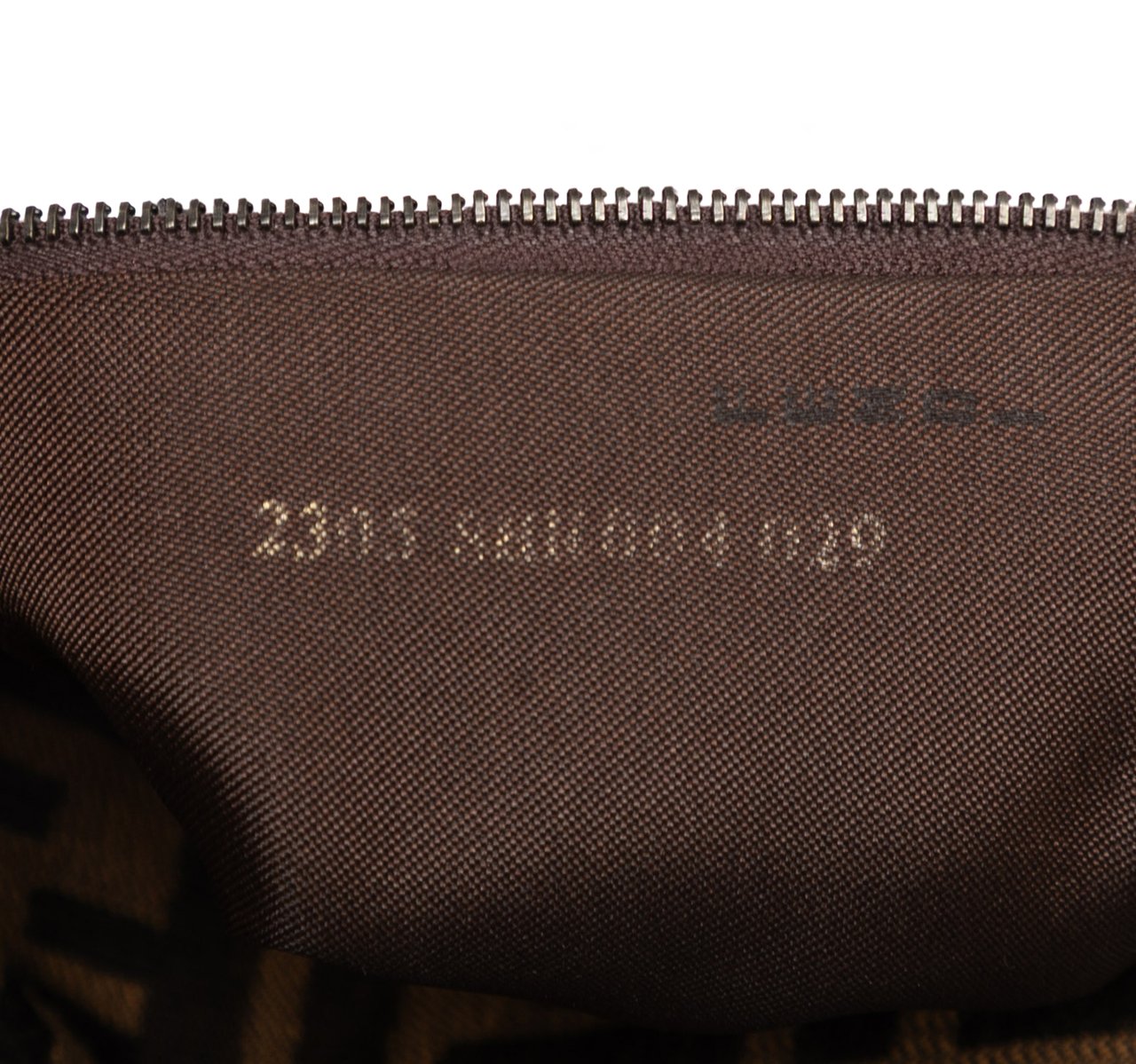 Fendi Zucca Canvas Double Flap Mamma Bruin