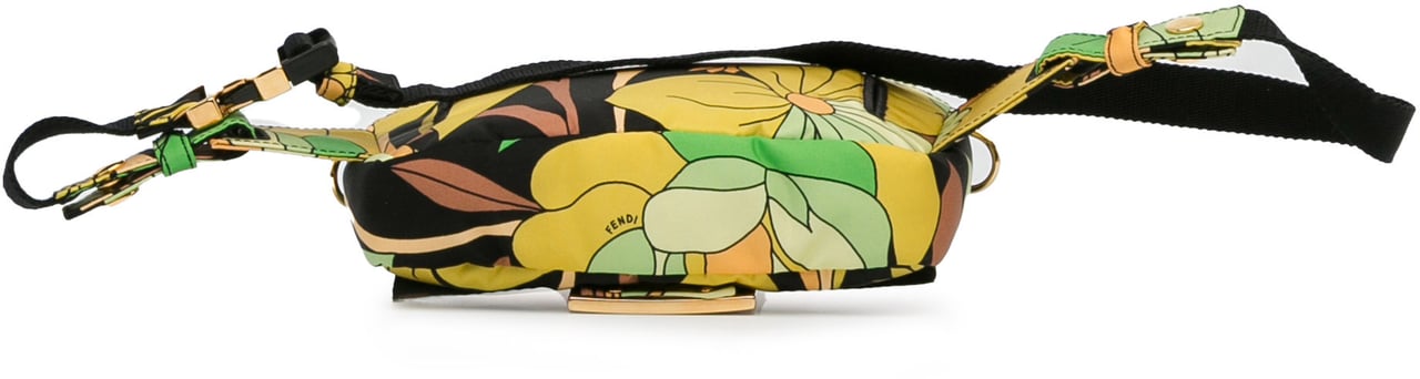Fendi Floral Convertible Baguette Groen