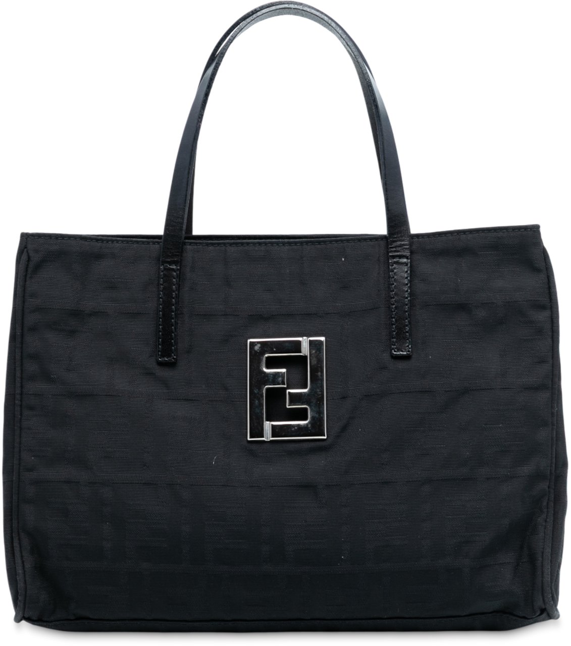 Fendi Zucca Canvas Tote Zwart