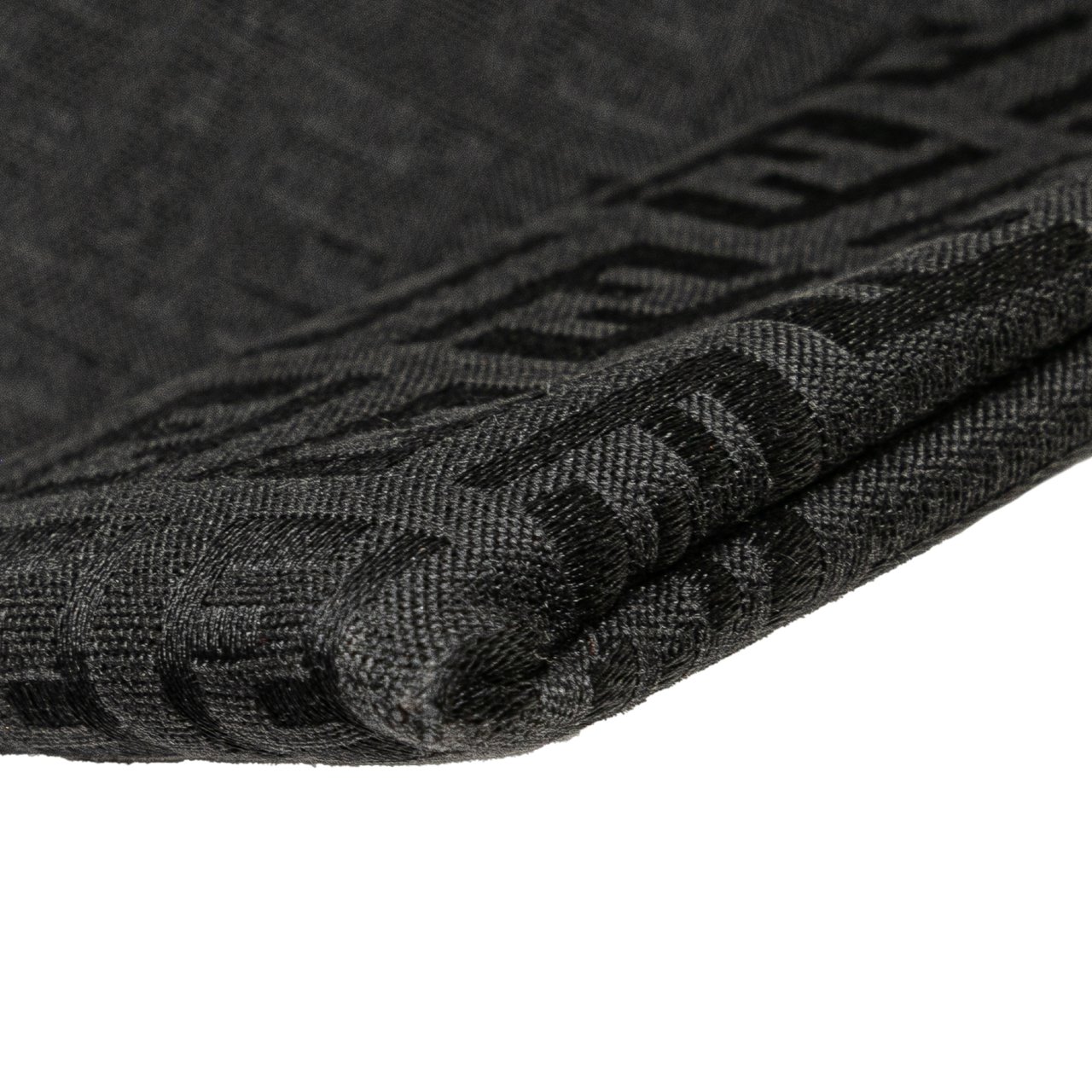 Fendi Zucchino Canvas Pouch Zwart