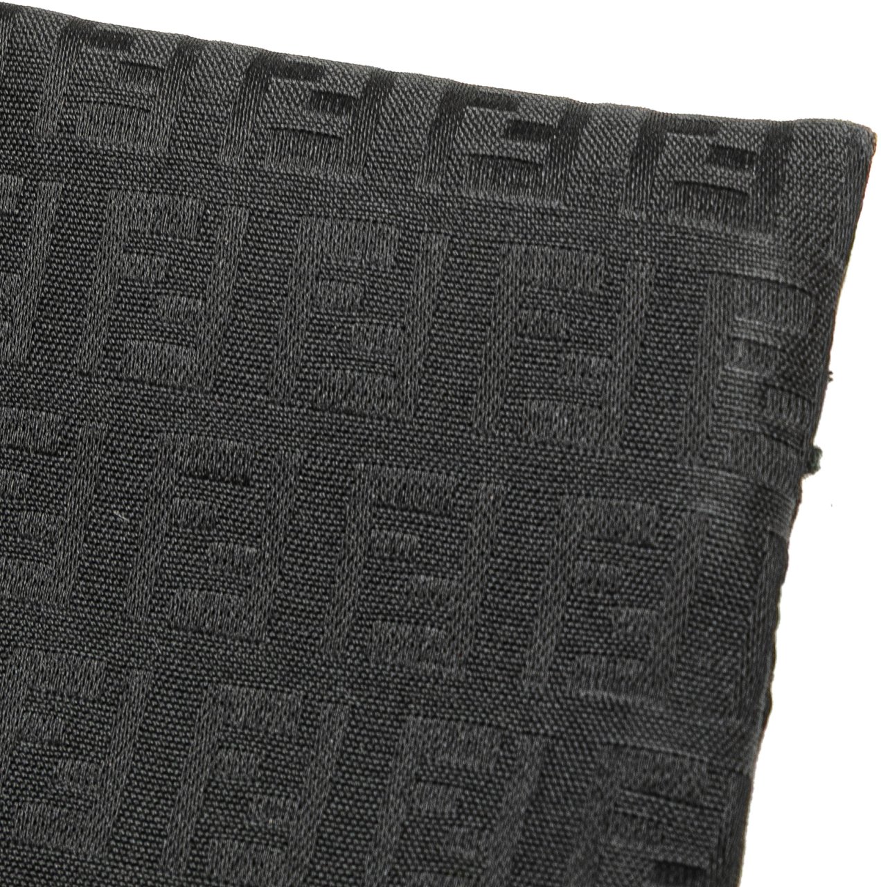 Fendi Zucchino Canvas Pouch Zwart