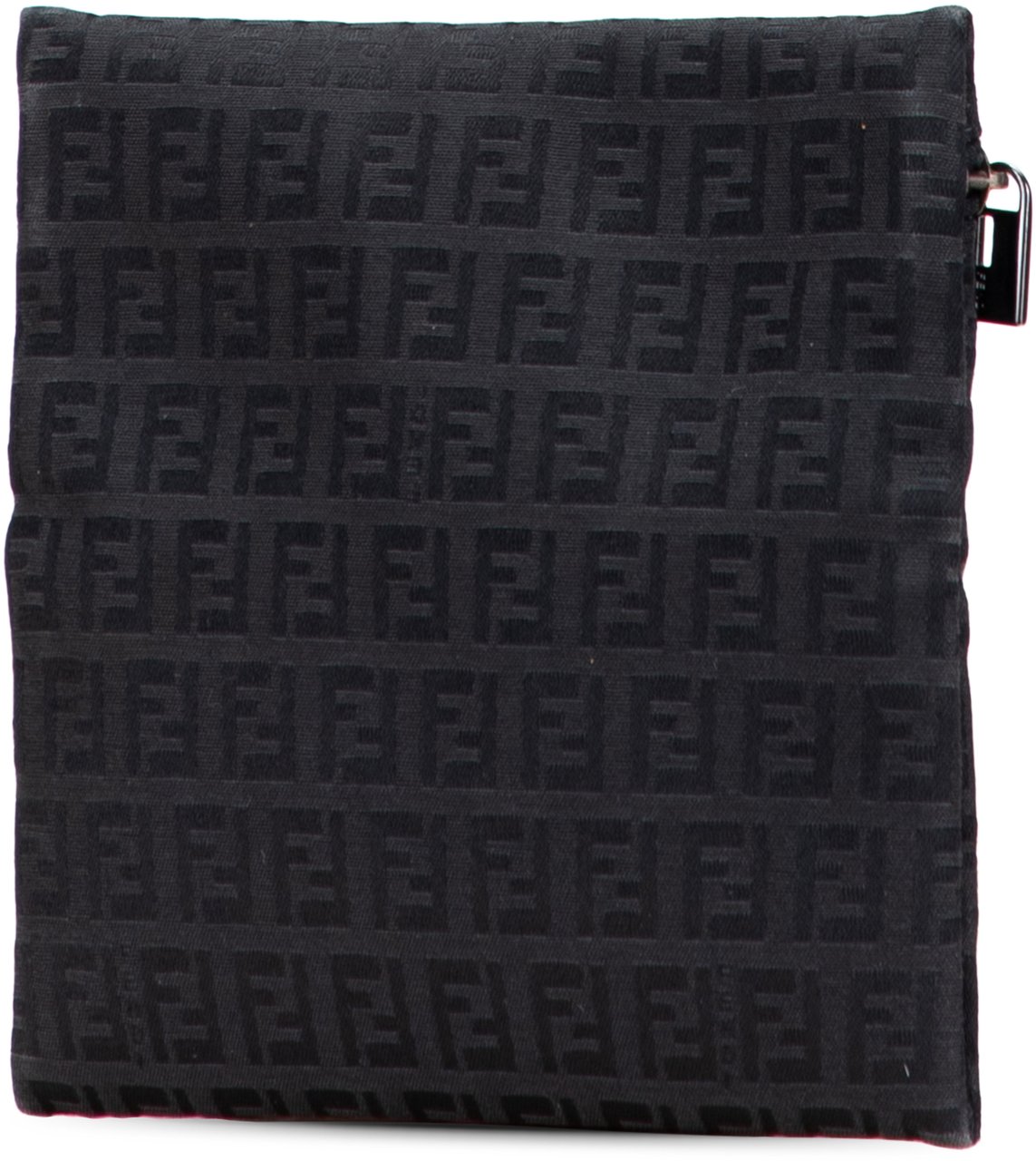 Fendi Zucchino Canvas Pouch Zwart