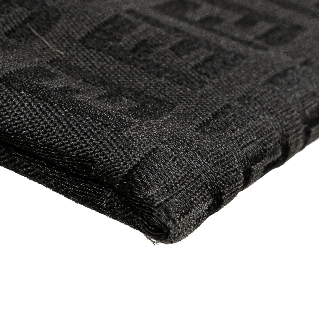 Fendi Zucchino Canvas Pouch Zwart