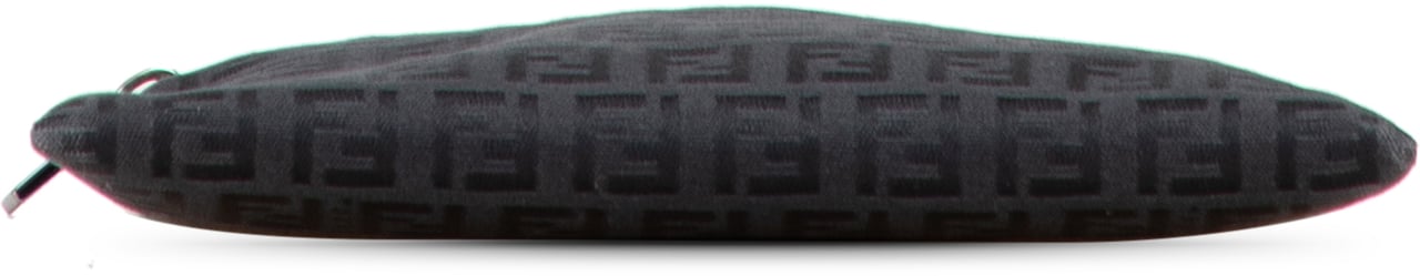 Fendi Zucchino Canvas Pouch Zwart