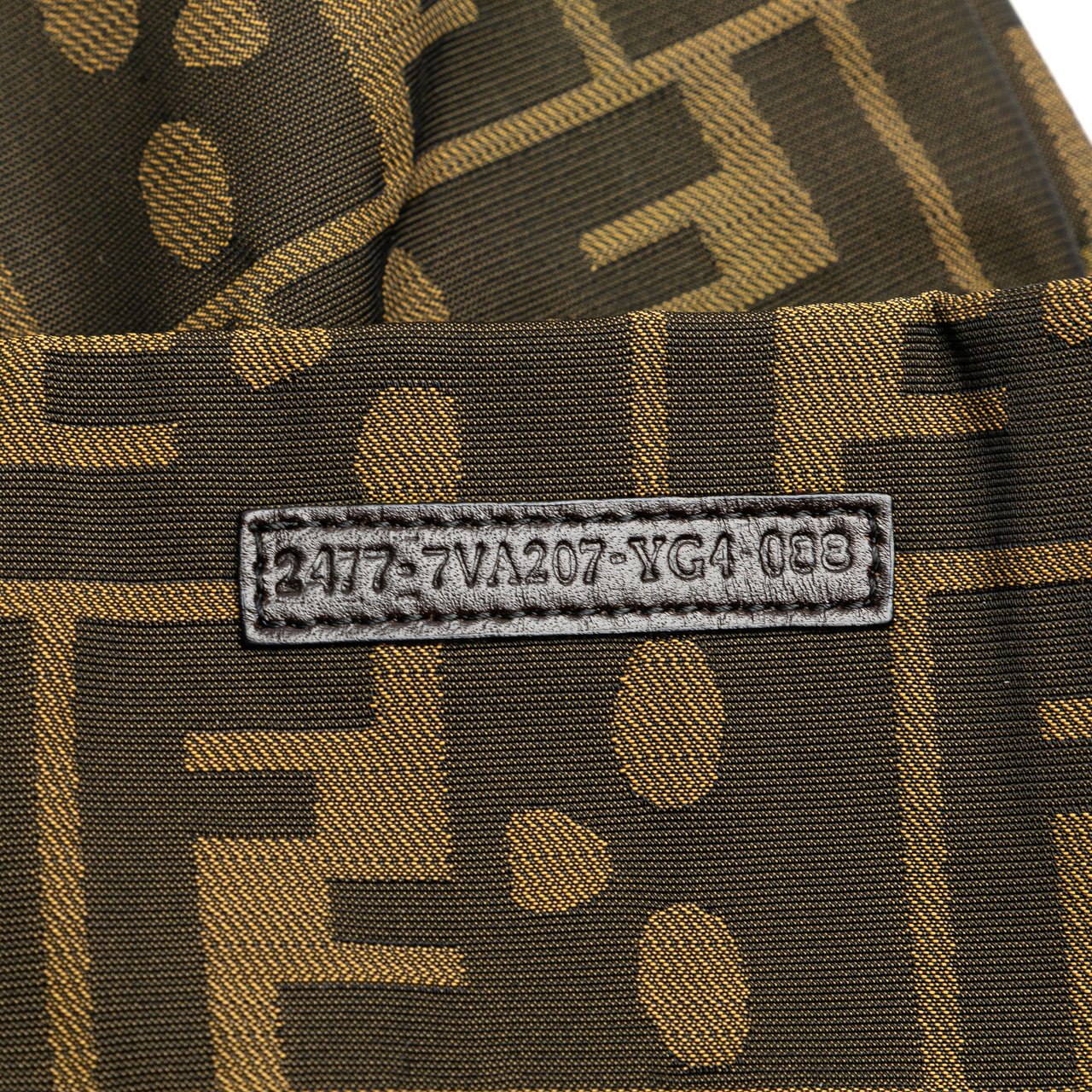 Fendi Zucca Canvas Skull Crossbody Bruin