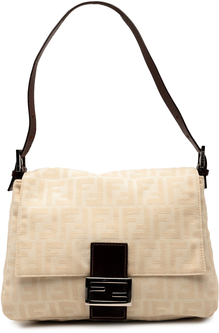Fendi Zucca Canvas Mamma Forever Bruin