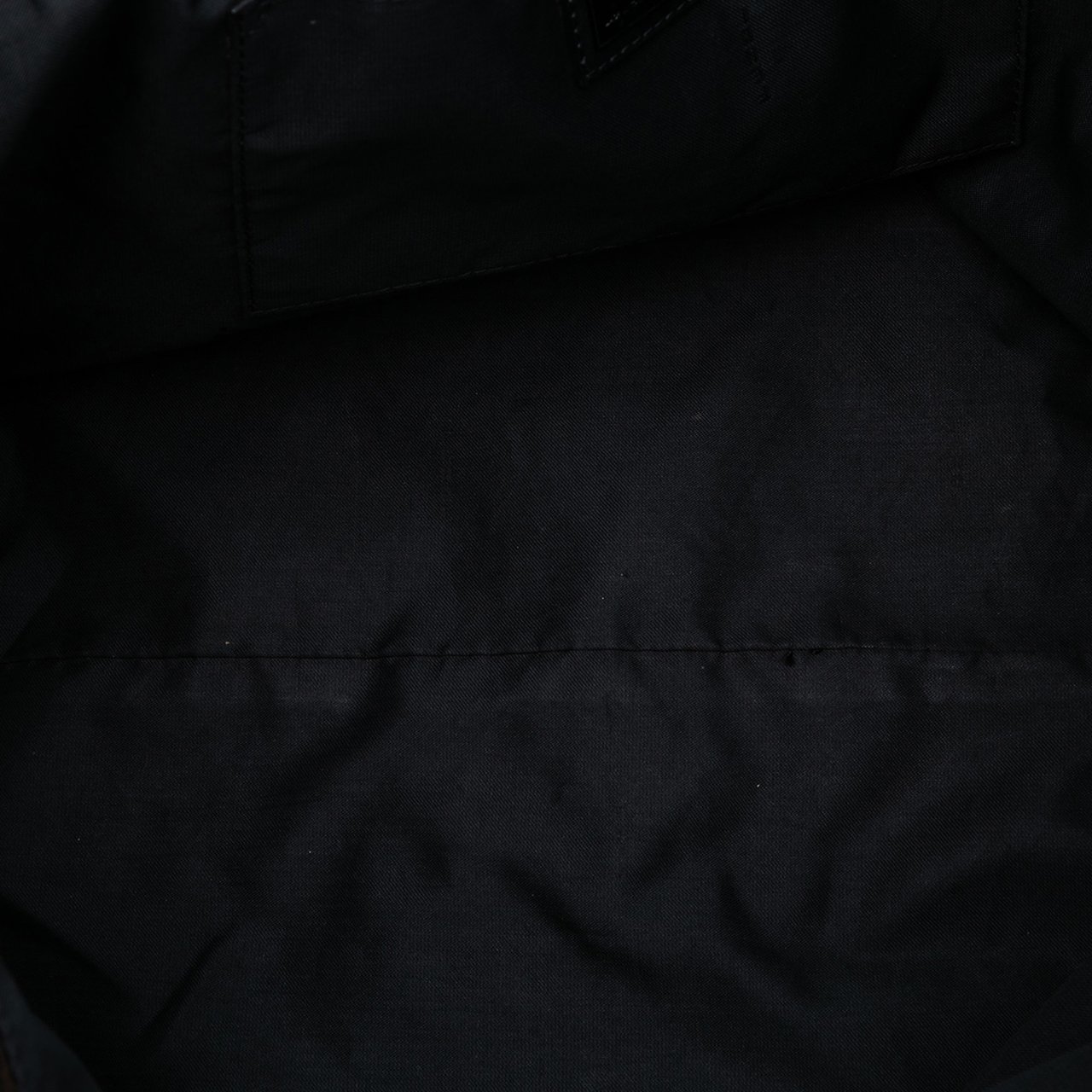 Fendi Medium Zucchino Canvas Roll Tote Bruin