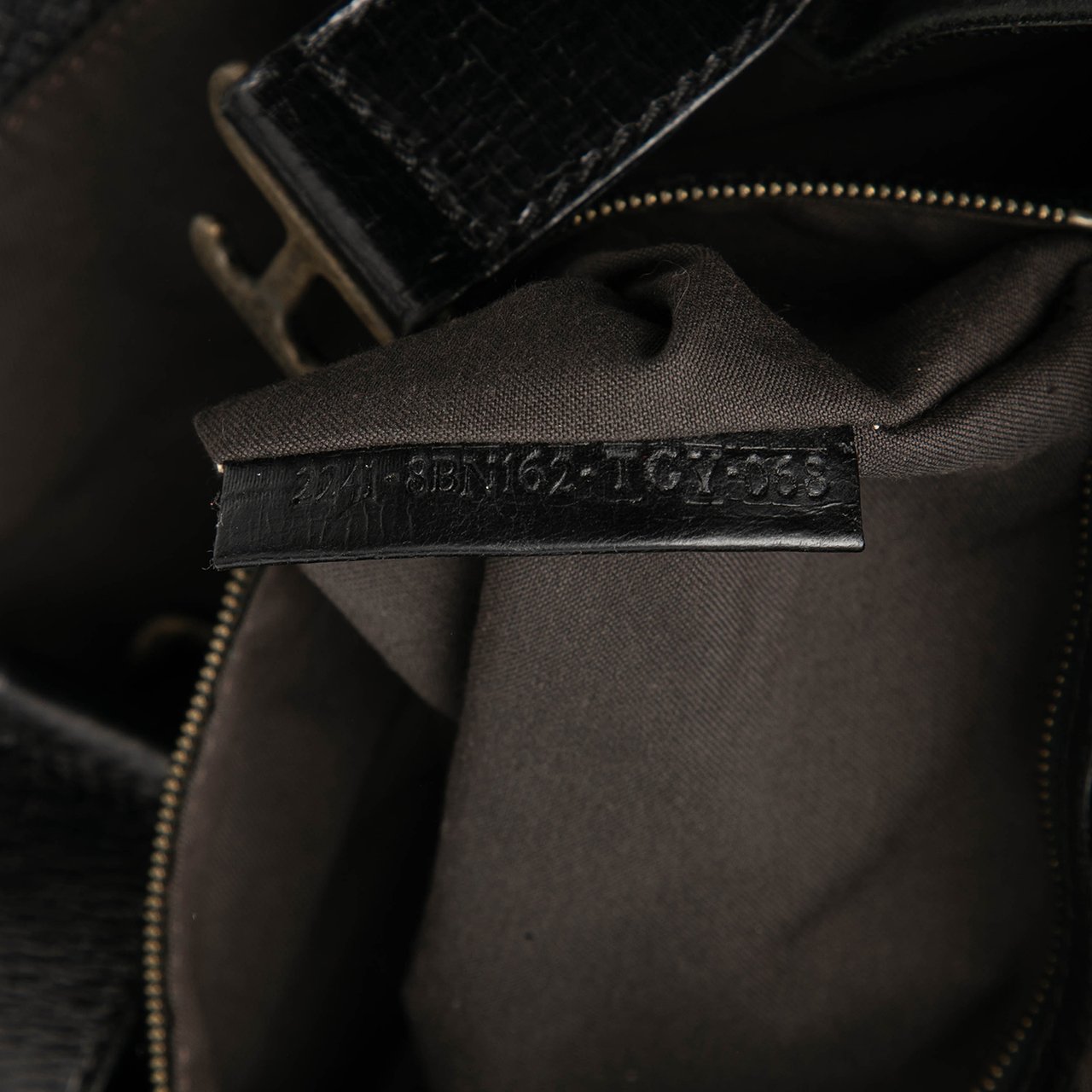 Fendi Leather Etniko Du Jour Handbag Zwart