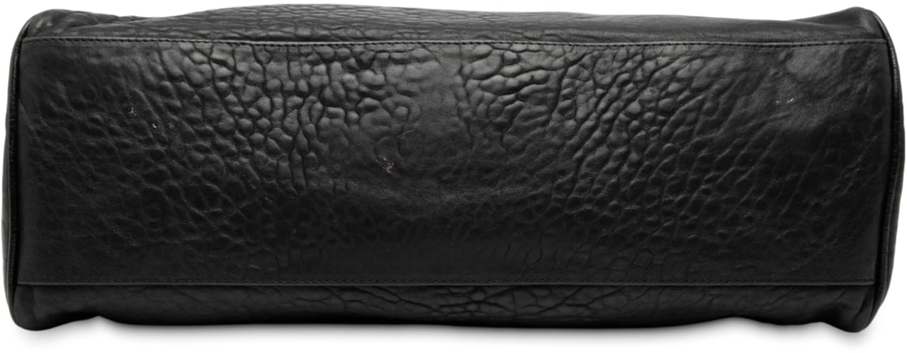 Fendi Leather Etniko Du Jour Handbag Zwart