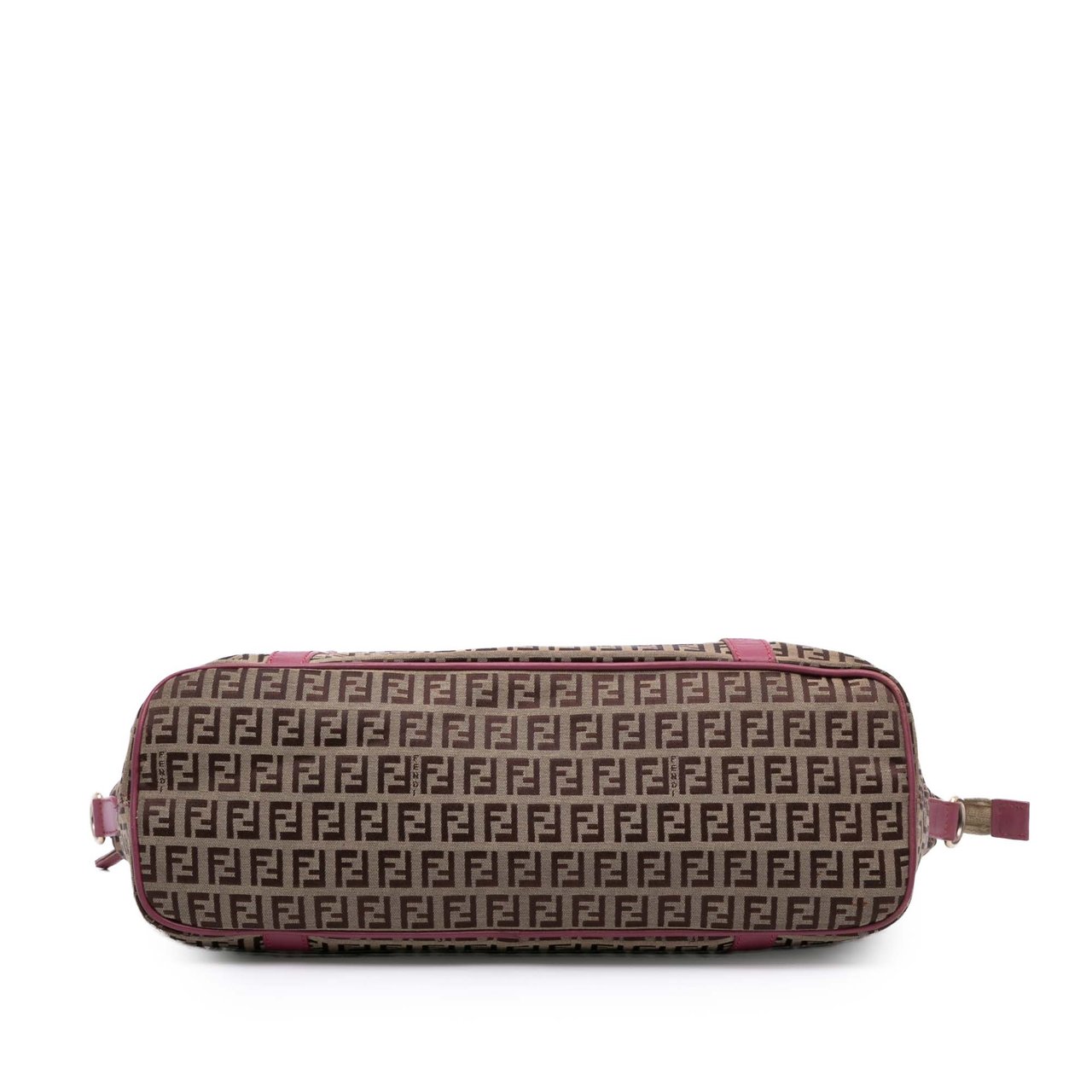 Fendi Zucchino Canvas Superstar Tote Bruin