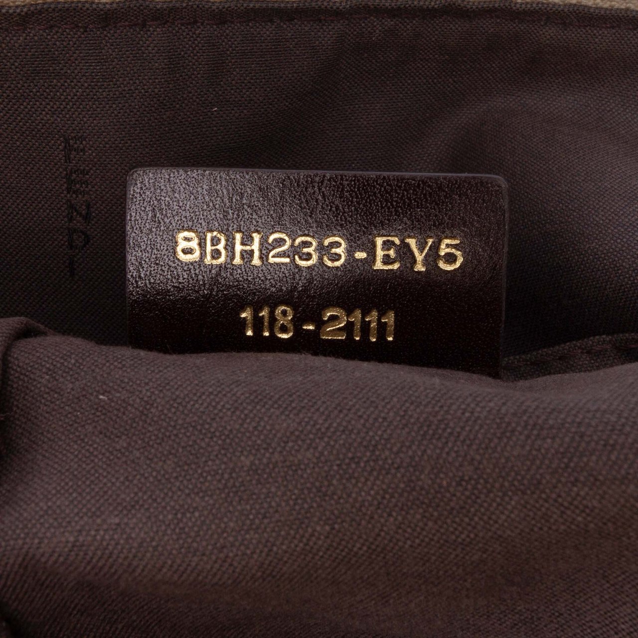 Fendi Zucchino Canvas Superstar Tote Bruin
