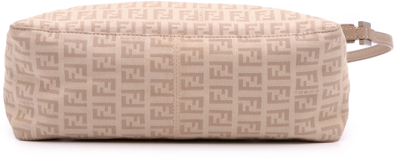 Fendi Zucchino Canvas Pochette Bruin
