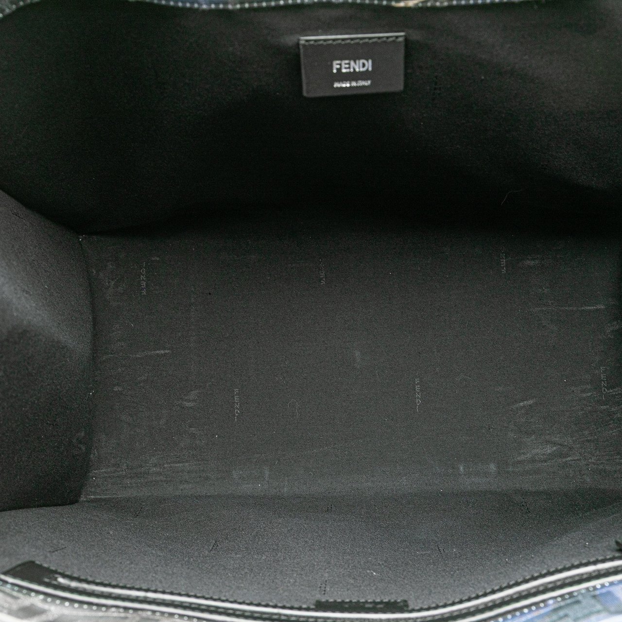 Fendi Large Zucca Jacquard Tie Dye Sunset Shopper Tote Blauw