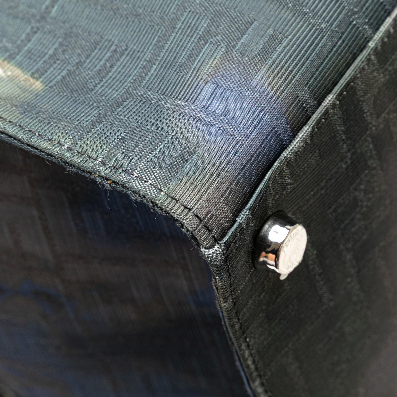 Fendi Large Zucca Jacquard Tie Dye Sunset Shopper Tote Blauw