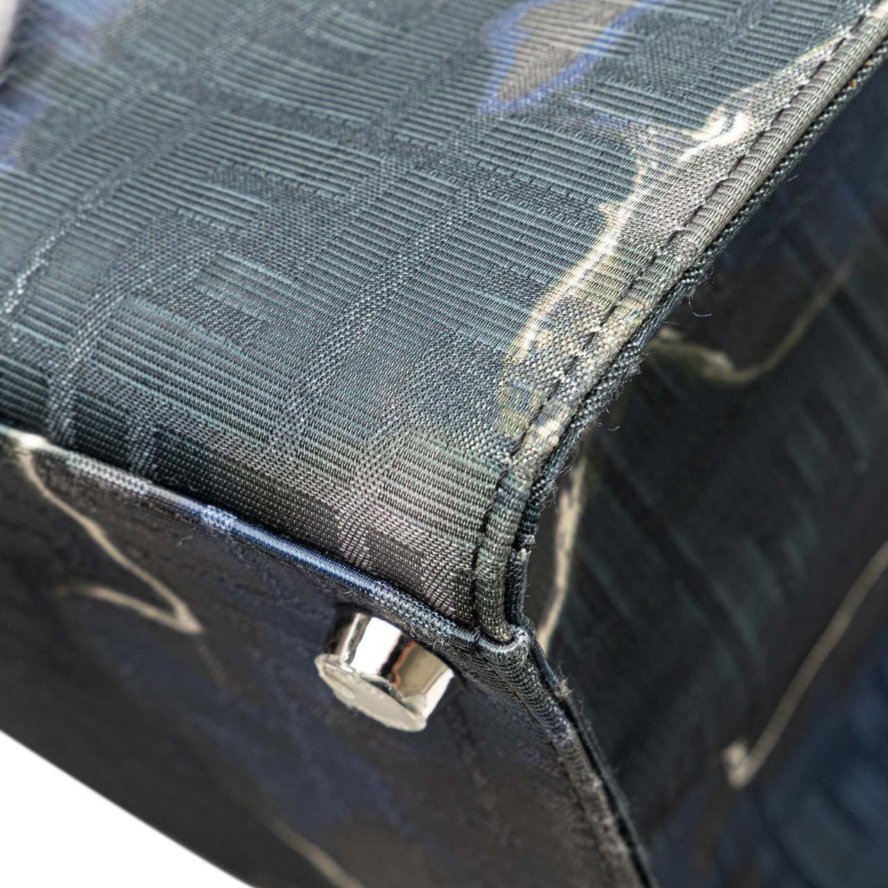 Fendi Large Zucca Jacquard Tie Dye Sunset Shopper Tote Blauw