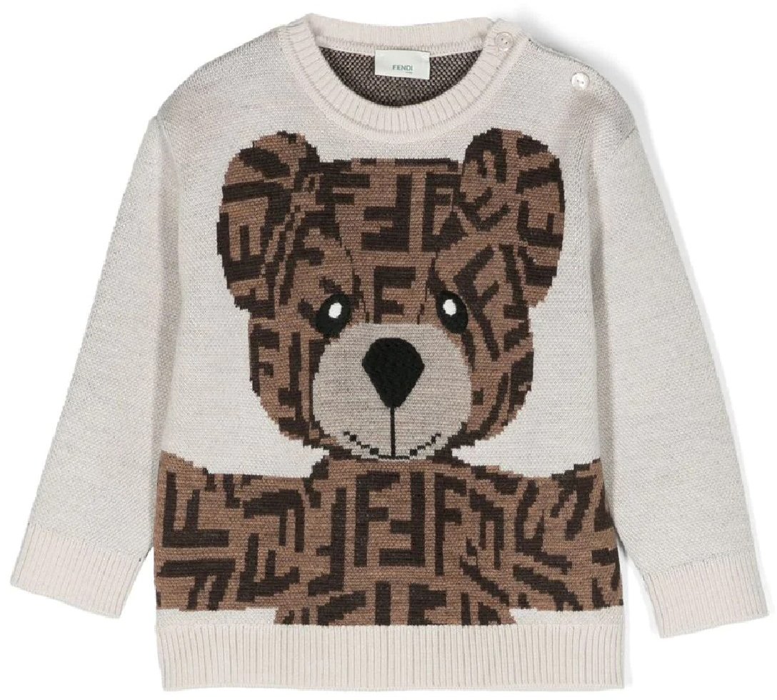 Fendi girocollo unisex jacquard divers Divers