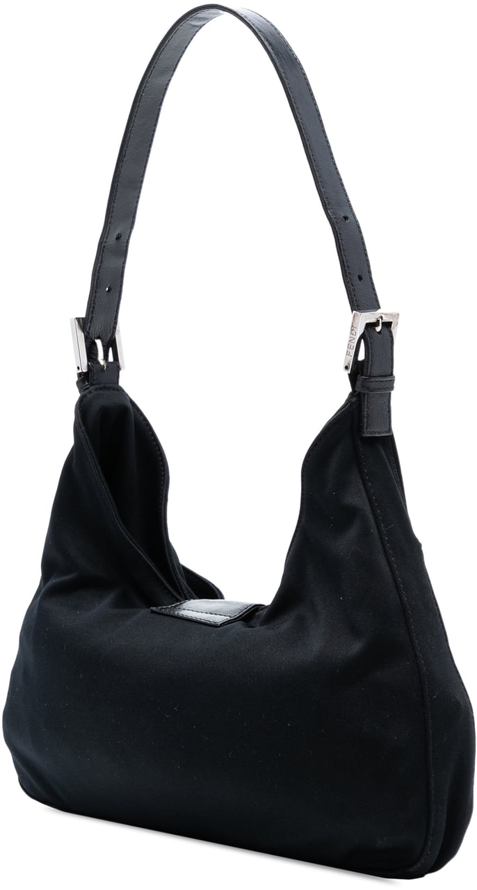 Fendi Neoprene Shoulder Bag Zwart