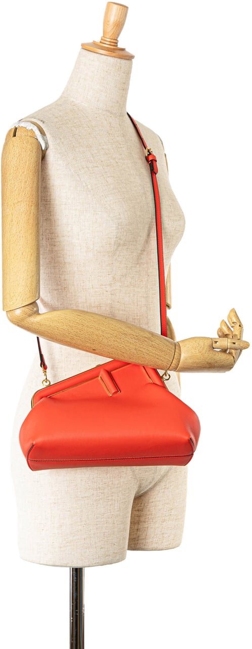 Fendi Small Nappa Fendi First Rood