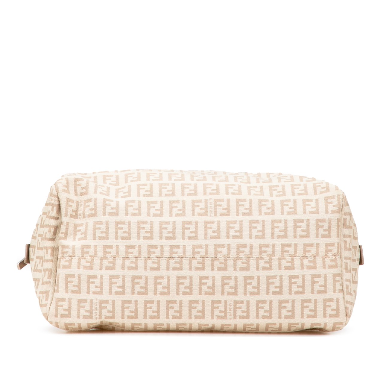 Fendi Zucchino Canvas Pouch Zwart