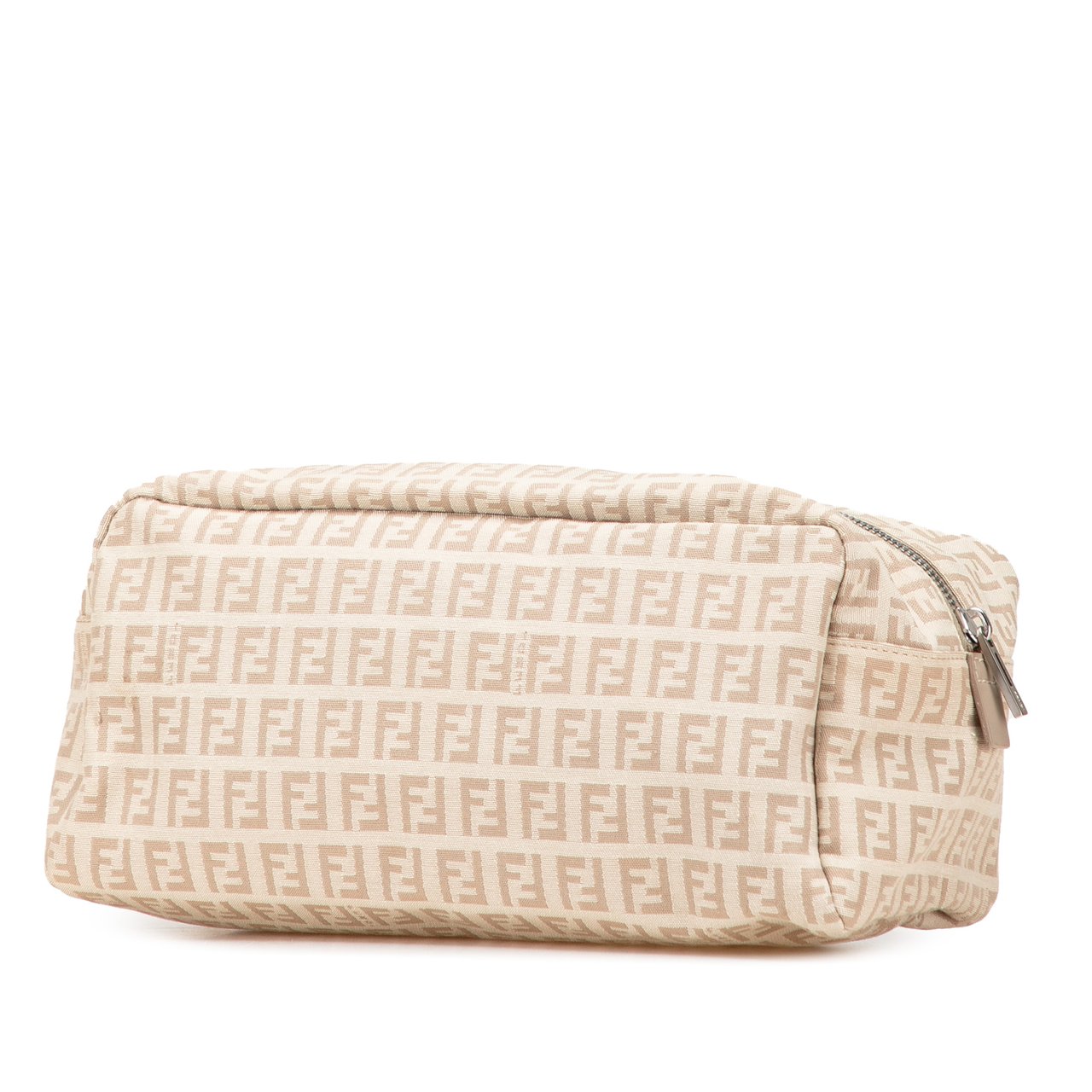 Fendi Zucchino Canvas Pouch Zwart