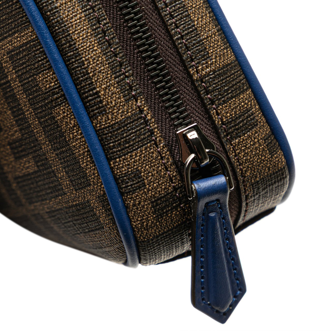 Fendi Zucca Coated Canvas Camera Bag Bruin