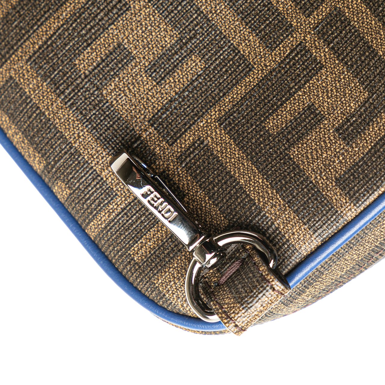 Fendi Zucca Coated Canvas Camera Bag Bruin