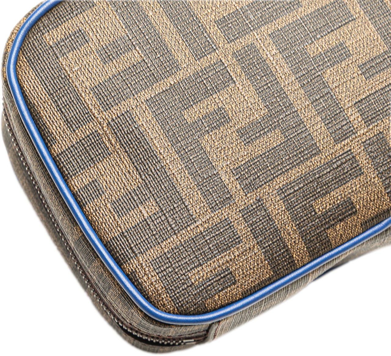 Fendi Zucca Coated Canvas Camera Bag Bruin